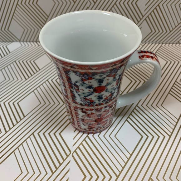 Paul Cardew Geometric Quilting Mug 2008 Made in England - Picture 2 of 8